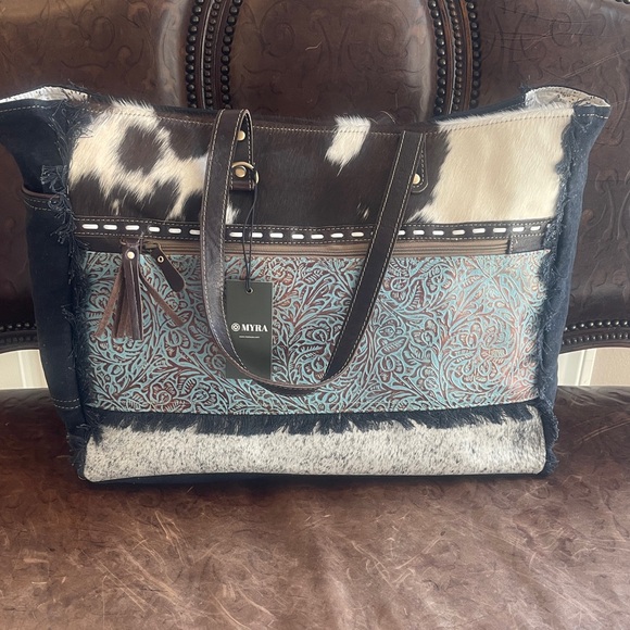 Myra Bag Handbags - Myra-Seagrass Weekender / Actual Bag